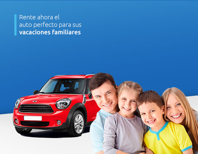 Rente ahora el auto perfecto para sus vacaciones familiares
